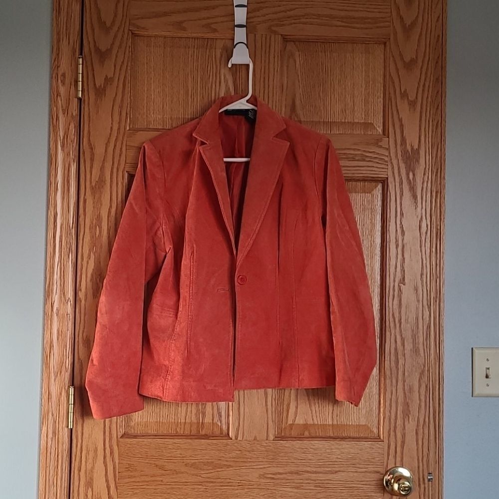 Relativity womens leather jacket size large‎
